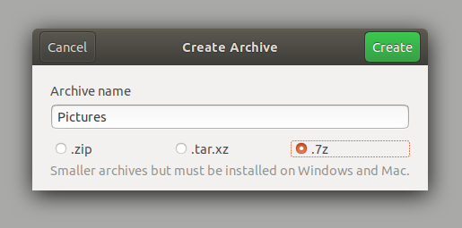 install 7z ubuntu