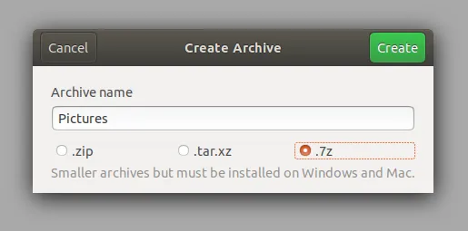 7zip for ubuntu
